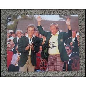  Jack Nicklaus And Bernhard Langer Autographed/Hand Signed 