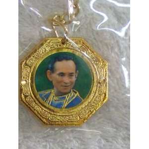   Thailand Gold Key Chain  His Majesty King Bhumibol Adulyadej Photo #13