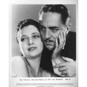 Kay Francis & William Powell 8x10 For The Defense 1984 Re Issue Movie 