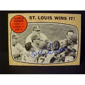 Bob Gibson St. Louis Cardinals World Series Game #7 #157 1968 Topps 