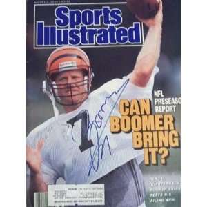 Boomer Esiason Autographed/Hand Signed Cincinnati Bengals Sports 