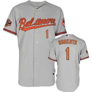 Brian Roberts Jersey Adult Majestic Road Grey Authentic Cool Baseâ 