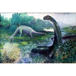  Brontosaurus Apatosaurus by Charles R. Knight, c1897   24 