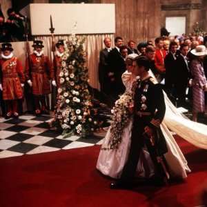  Royal Wedding of Prince Charles and Lady Diana Spencer at 