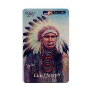  Collectible Phone Card Chief Joseph, Cheyenne Brave, The 
