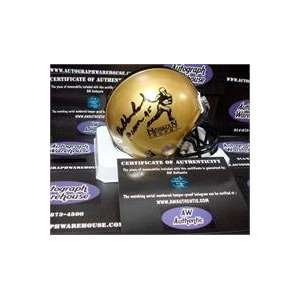 Doc Blanchard autographed Football Mini Helmet (Heisman)  
