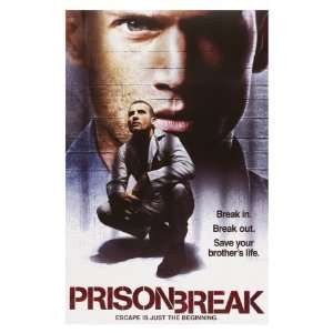  Prison Break Framed Poster Dominic Purcell jail Fox TV 