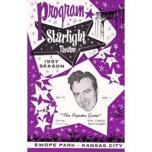  Starlight Theatre Program Don Cornell & Fran Warren in 