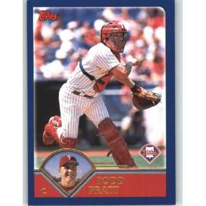  2003 Topps # 572 Todd Pratt Philadelphia Phillie Baseball 