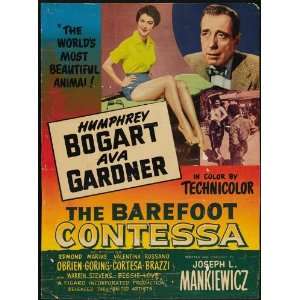   Poster Belgian C 27x40 Ava Gardner Humphrey Bogart Edmond OBrien