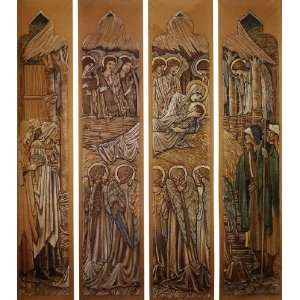 Hand Made Oil Reproduction   Edward Coley Burne Jones   32 x 36 inches 