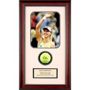 Elena Dementieva Autographed Tennis Ball Shadowbox