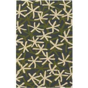  Chandra Rugs Emma At Home Hand Tufted Designer Wool Green 