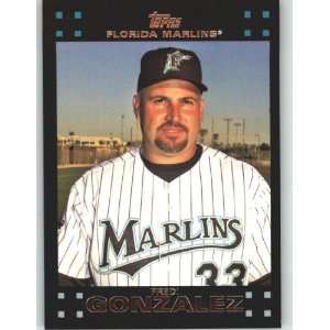  2007 Topps #616 Fredi Gonzalez MG   Florida Marlins 