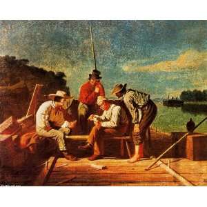 FRAMED oil paintings   George Caleb Bingham   24 x 20 inches   In a 