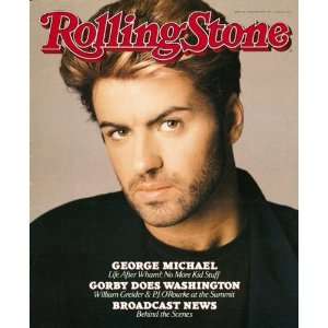  Rolling Stone Cover of George Michael by Matthew Rolston 