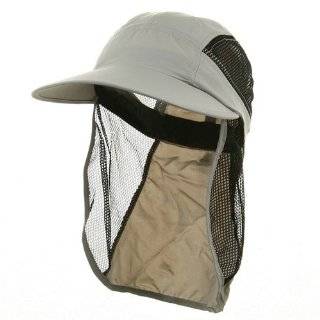 UV 50+ Protection Outdoor Flap Cap   Light Grey W15S49C