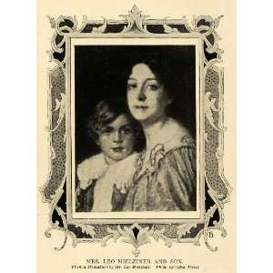 1906 Print Leo Mielziner Son Jo Kenneth Wife Ella Friend 