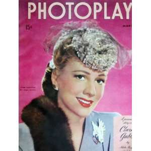 JOAN FONTAINE Photoplay Magazine March 1944