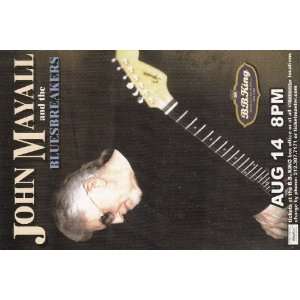 John Mayall August 14 2003 / Eric Burdon August 15 2003 B.B. King Club 