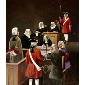  Trial of John Peter Zinnger, 1735 by Konstantin Rodko 