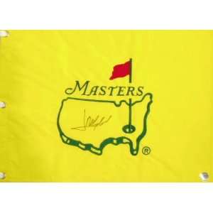  Jose Maria Olazabal Autographed Masters Golf Pin Flag 
