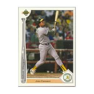    1991 Upper Deck Silver Sluggers #SS4 Jose Canseco 