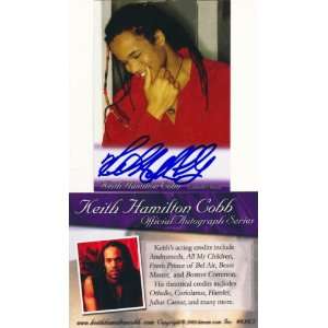  Limited Edition Keith Hamilton Cobb Autograph Series Card 