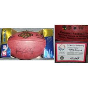  Kerry Collins Signed Wilson NFL Game Football Sports 