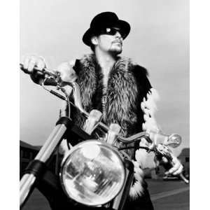 Kid Rock on Chopper Poster 11inx17in Mini Poster Black and White