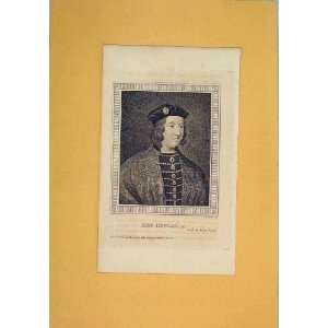  King Edward Iv Richard Act Antique Print Portrait C1792 