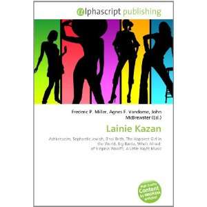  Lainie Kazan (9786132872944) Books