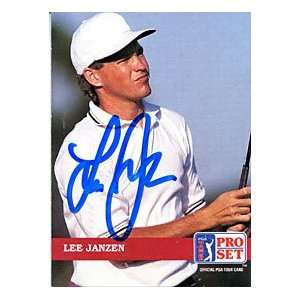 Lee Janzen Autographed / Signed 1992 Pro Set Card