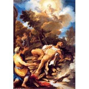 Hand Made Oil Reproduction   Luca Giordano   24 x 34 inches   Hercules 