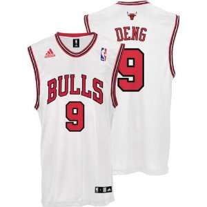 Luol Deng Youth Jersey adidas White Replica #9 Chicago Bulls Jersey