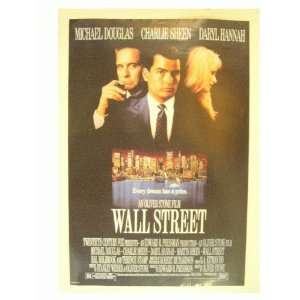    Wall Street Movie Poster Martin Sheen Charlie 