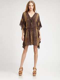 Haute Hippie   Gypsy Silk Sequin Dress
