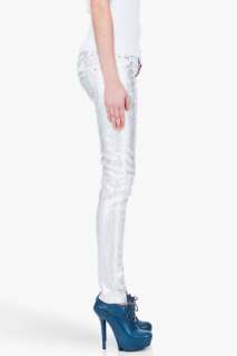 Dsquared2 Silver Tone Jeans for women  