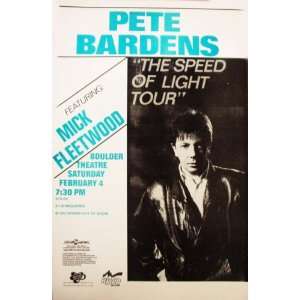  Pete Bardens Mick Fleetwood Boulder Concert Poster Set 