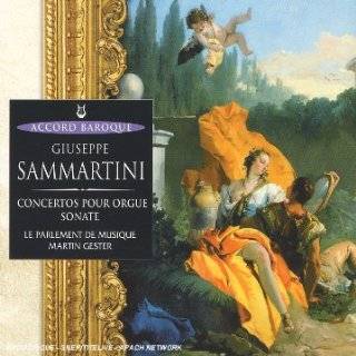 Sammartini Concertos Pour Orgue Gester Martin by Martin Gester 
