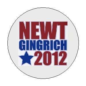 NEWT GINGRICH 2012 Political Pinback Button 1.25 Pin / Badge 