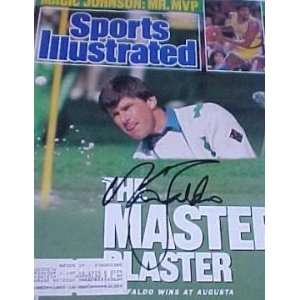 Nick Faldo Autographed/Hand Signed Sports Illustrated Magazine