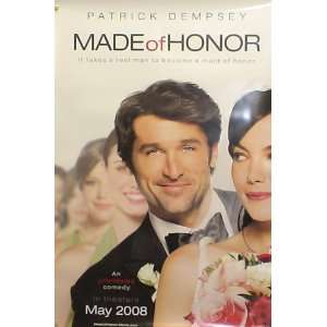   MADE OF HONOR ORIGINAL MOVIE POSTER PATRICK DEMPSEY 