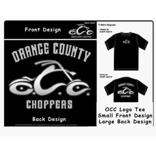  Orange County Chopper Chrome Logo T Shirt Size Medium 