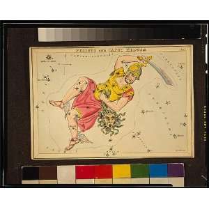  Perseus and Caput Medusae Constellations, 1825