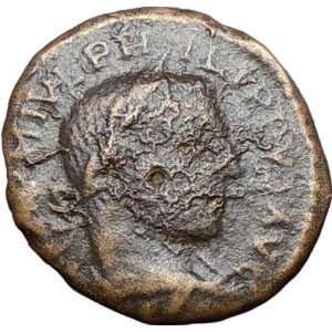  PHILIP I the Arab 244AD Deultum Thrace Authentic Ancient 