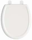   5345.510.020 White Cadet 3 Everclean Plastic Round toilet seat