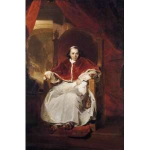   Sir Thomas Lawrence   24 x 36 inches   Pope Pius VI