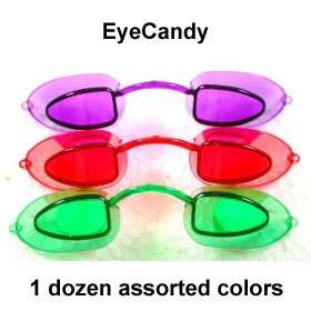 EyeCandy Tanning Goggles Eye Protection Candy NEW DOZEN  