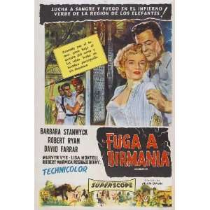   ) (1955) Argentine  (Barbara Stanwyck)(Robert Ryan)(Reginald Denny